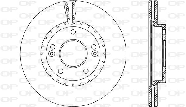 OPEN PARTS Тормозной диск BDA2603.20